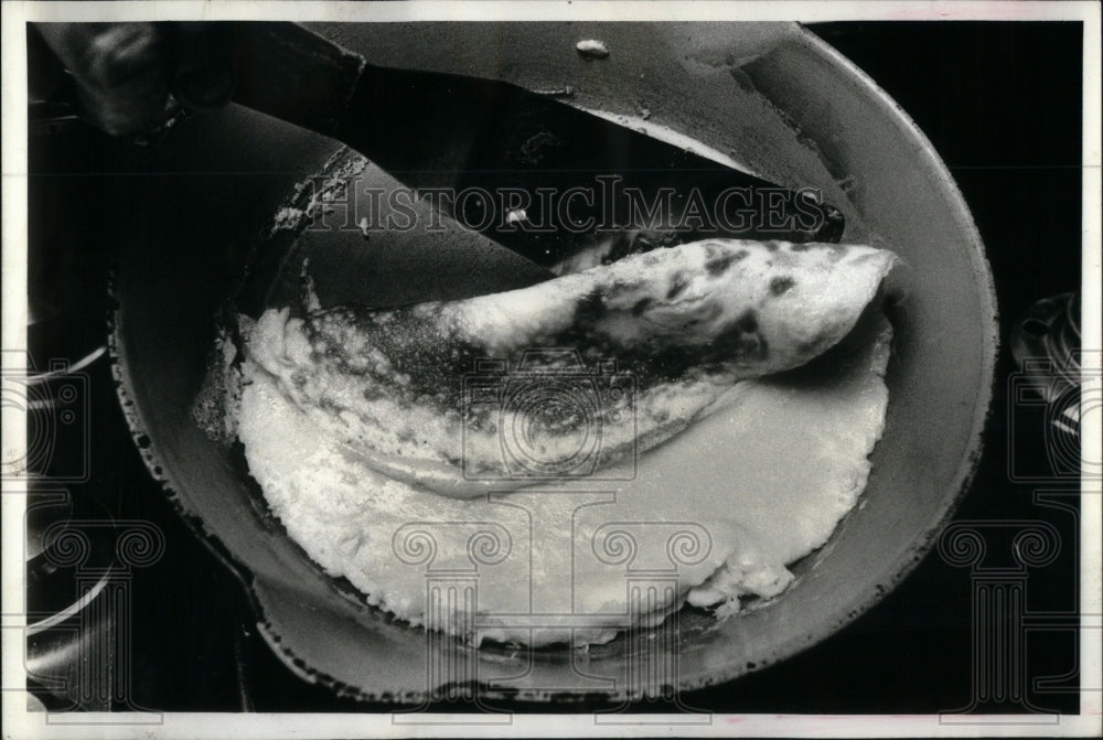 1978 Press Photo Margot Newsom Omelet Recipe - RRU97597 - Historic Images