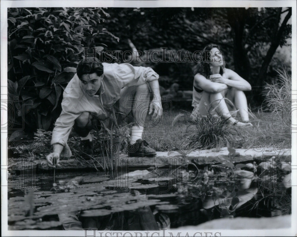 1992 Dan Yarbrough man made pond - Historic Images