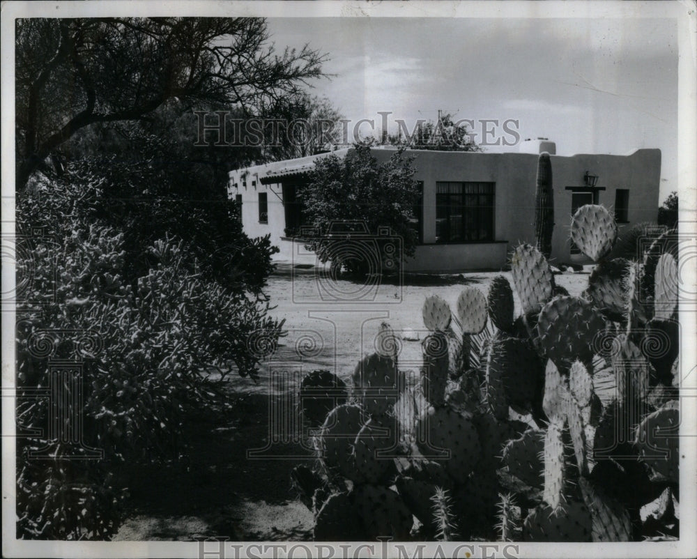 1970 Press Photo Diamond Bell Ranch House Tucson - Historic Images