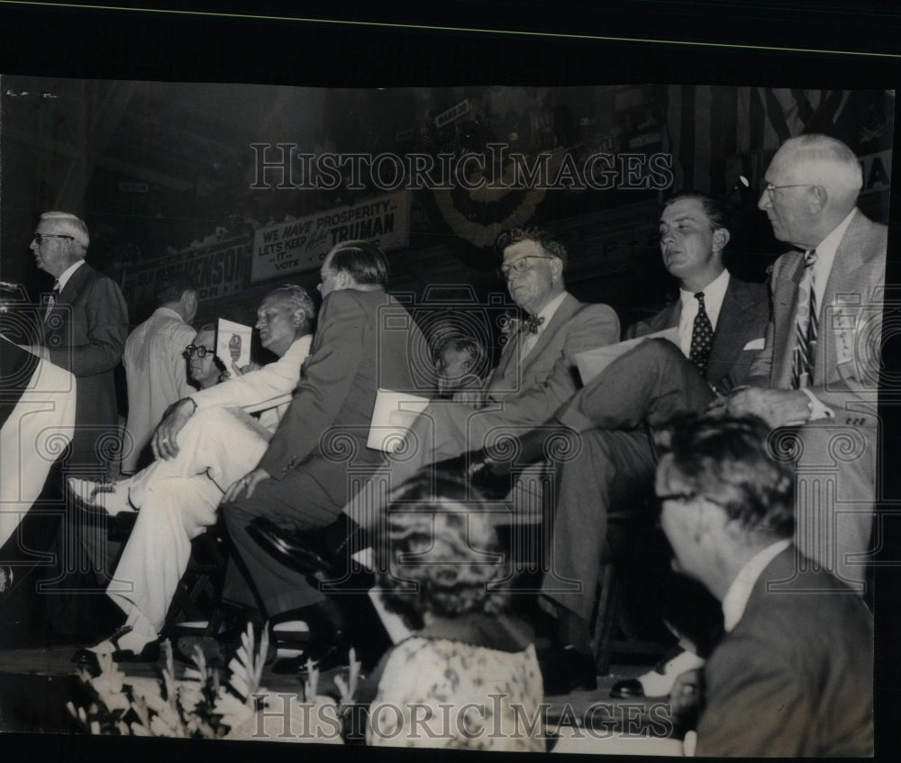 1948 Democratic Leaders  At State Conventio - Historic Images