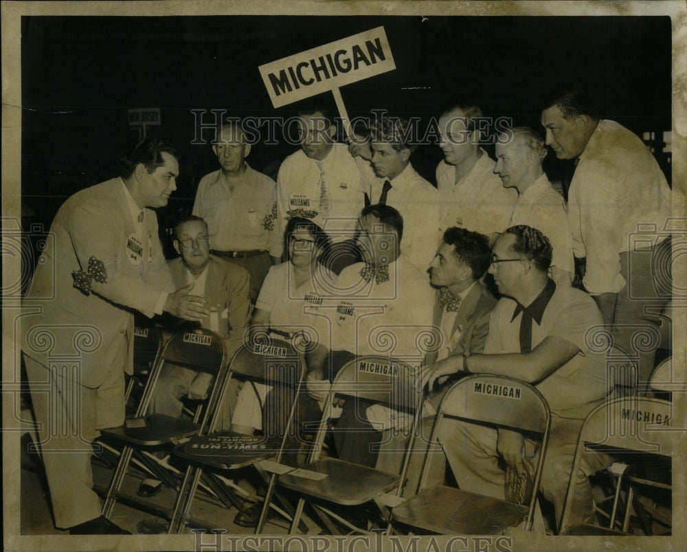 1952 Paul J. Parker Michigan Delegation  - Historic Images