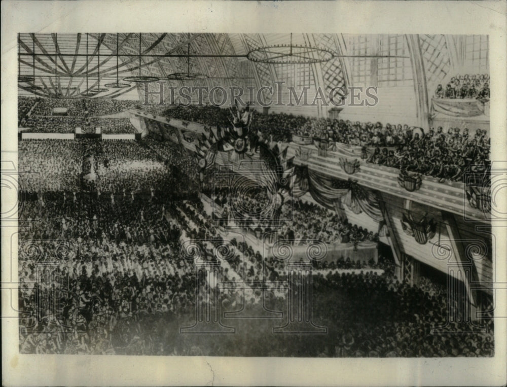 Press Photo Chicago Democrats nominate Grover Cleveland - RRU98655 - Historic Images