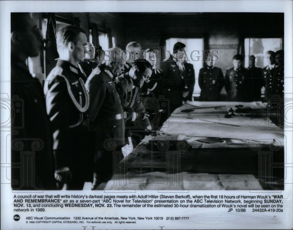 1988 Berkoff Wouk War And Remembrance ABC - Historic Images