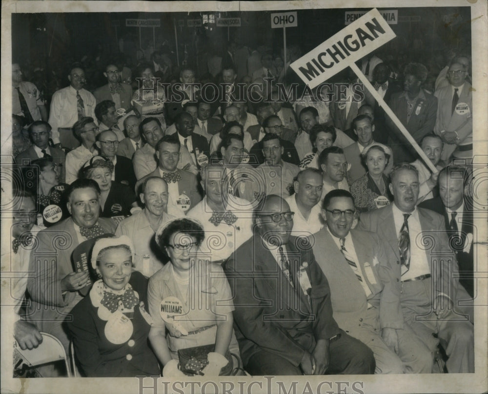 1952 Michigan group in front row-Historic Images