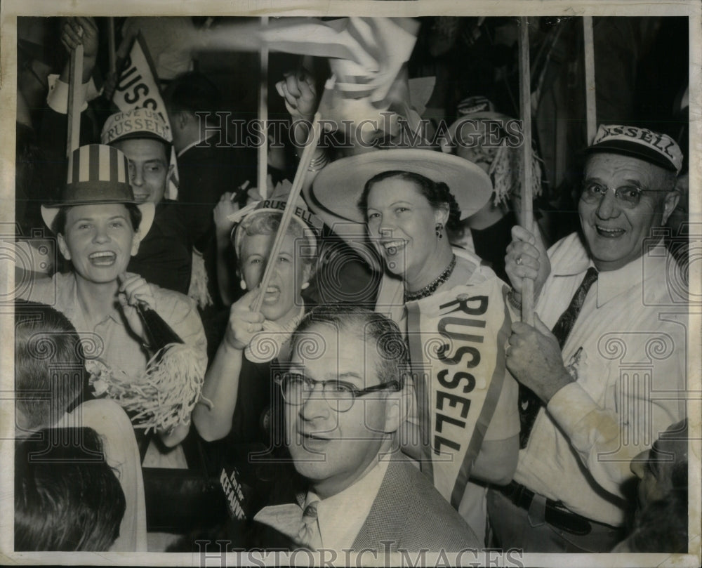 1952 Democratic Convention Senator Russell  - Historic Images