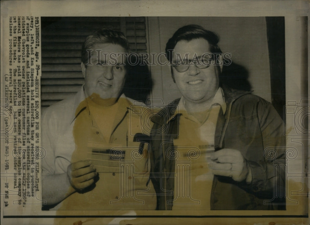 1971 Press Photo GM microfilm RRU98839 Historic Images