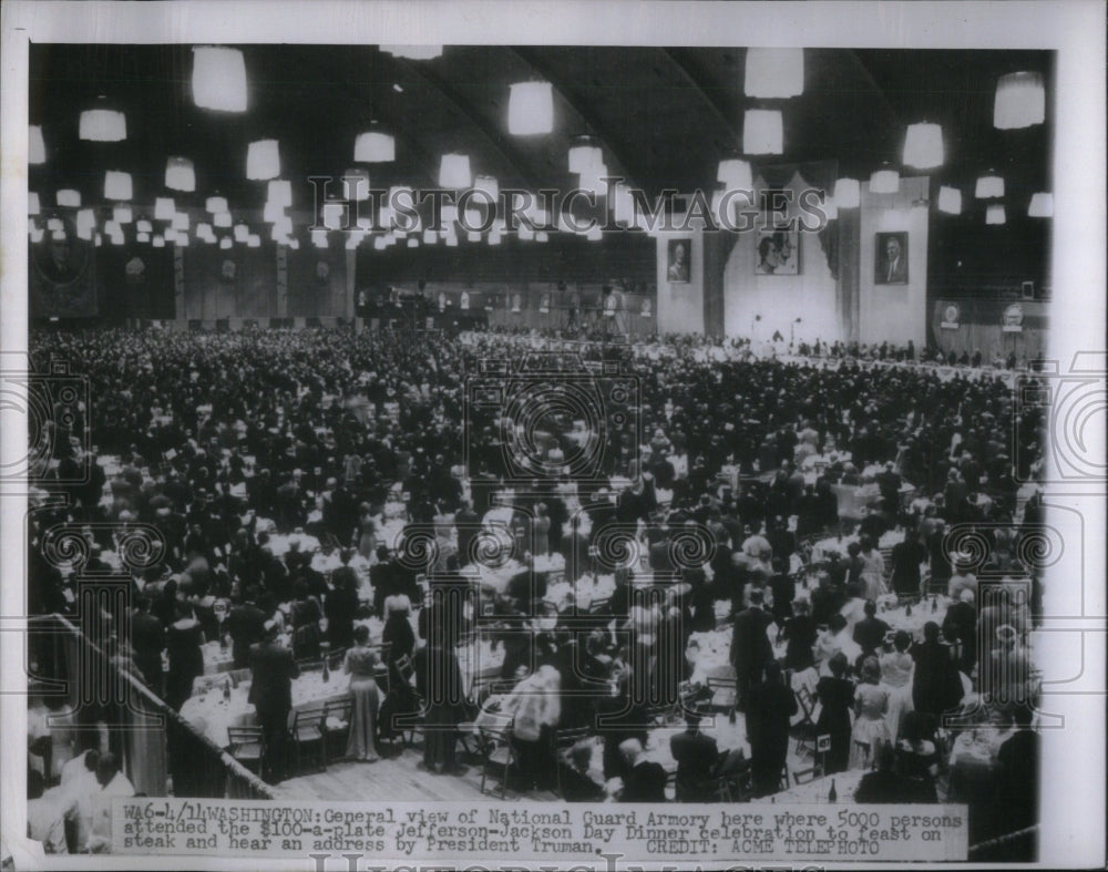 1951 National Guard Armory President Truman-Historic Images