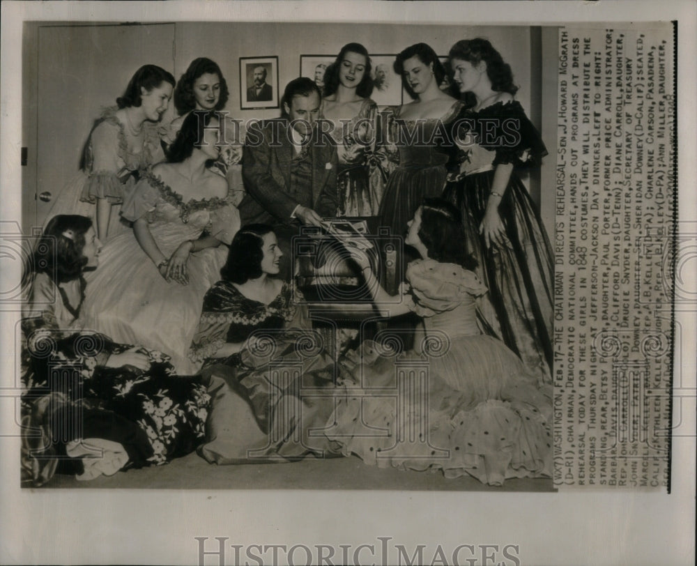 1948 Press Photo Jefferson-Jackson Day Dinner Democrats - RRU99049 - Historic Images