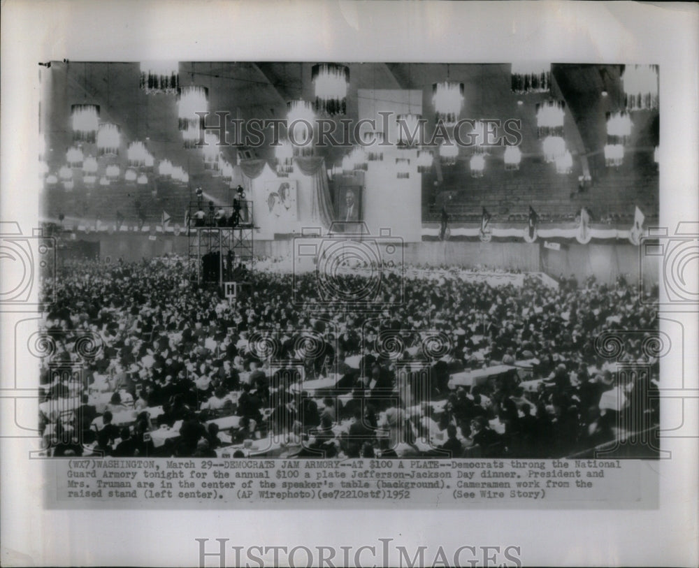 1952 Jefferson Jackson Day Dinner At Armory-Historic Images