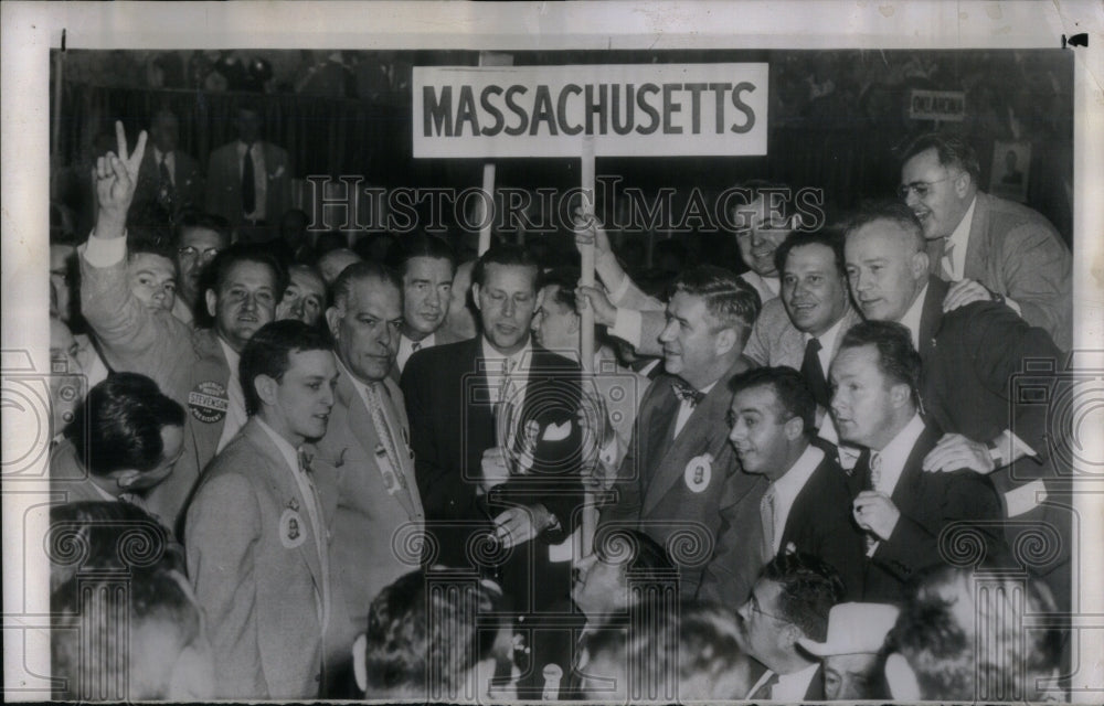 1952 Casts Massachusetts Vote Dever Labor-Historic Images