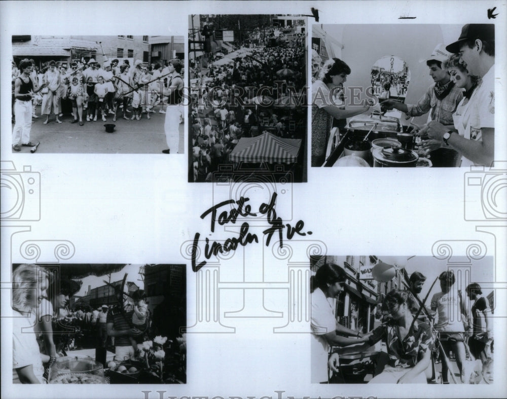 1989 &quot;Taste of Lincoln Avenue&quot; Event Chicag - Historic Images