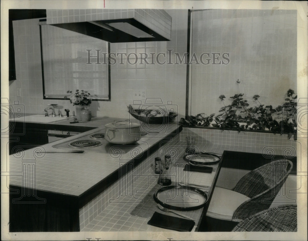 1965 Yourself Ceramic Tile Installation  - Historic Images