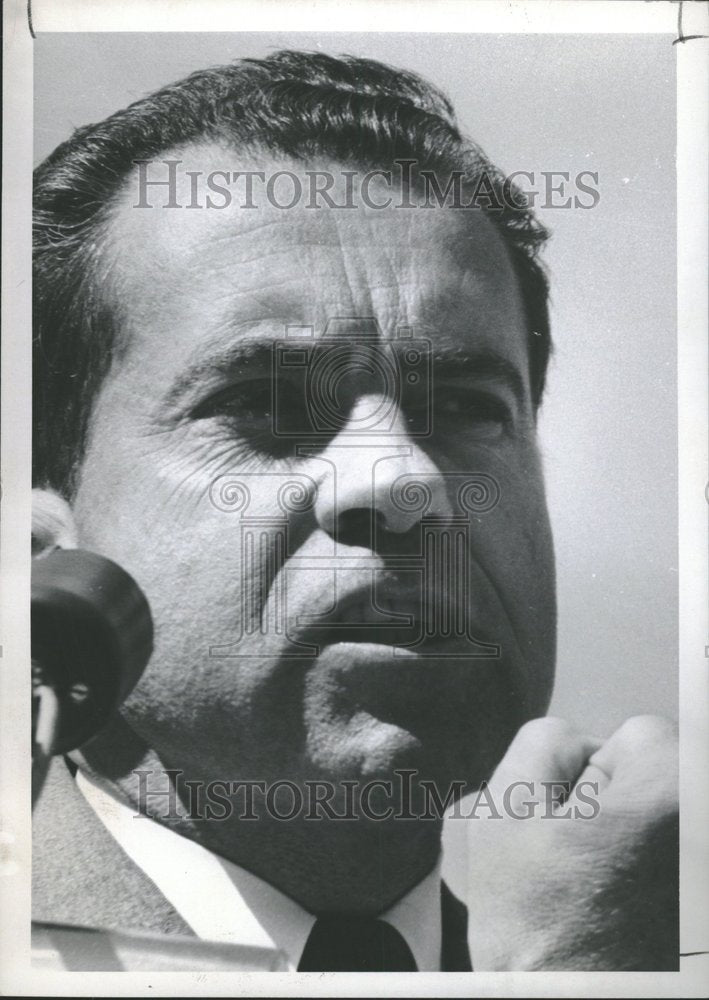 1960 Richard Nixon glaring US President - Historic Images