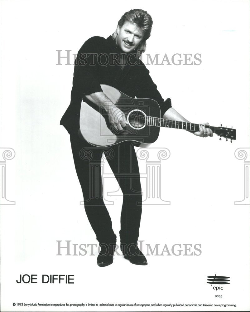 1993 Joe Diffie country music singer ballad - Historic Images