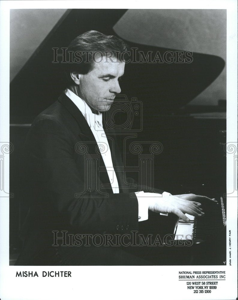 1992 Misha Dichter classical pianist music - Historic Images