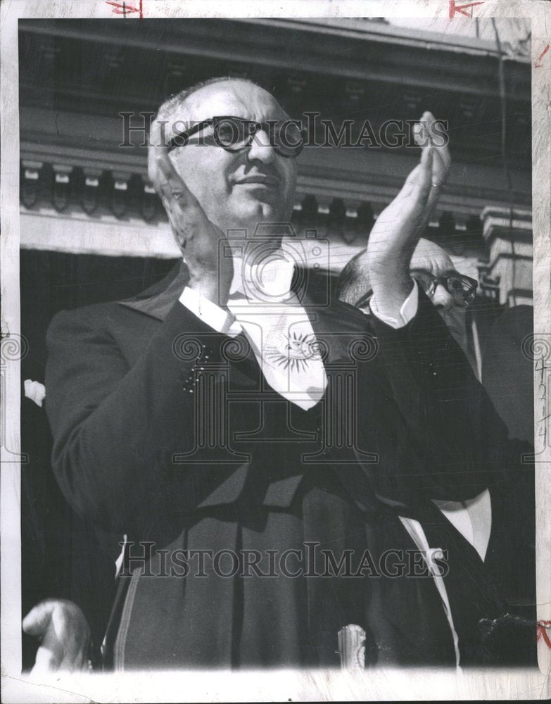 1959 Press Photo Argentine President Arturo Frondizi - RRV00319 - Historic Images