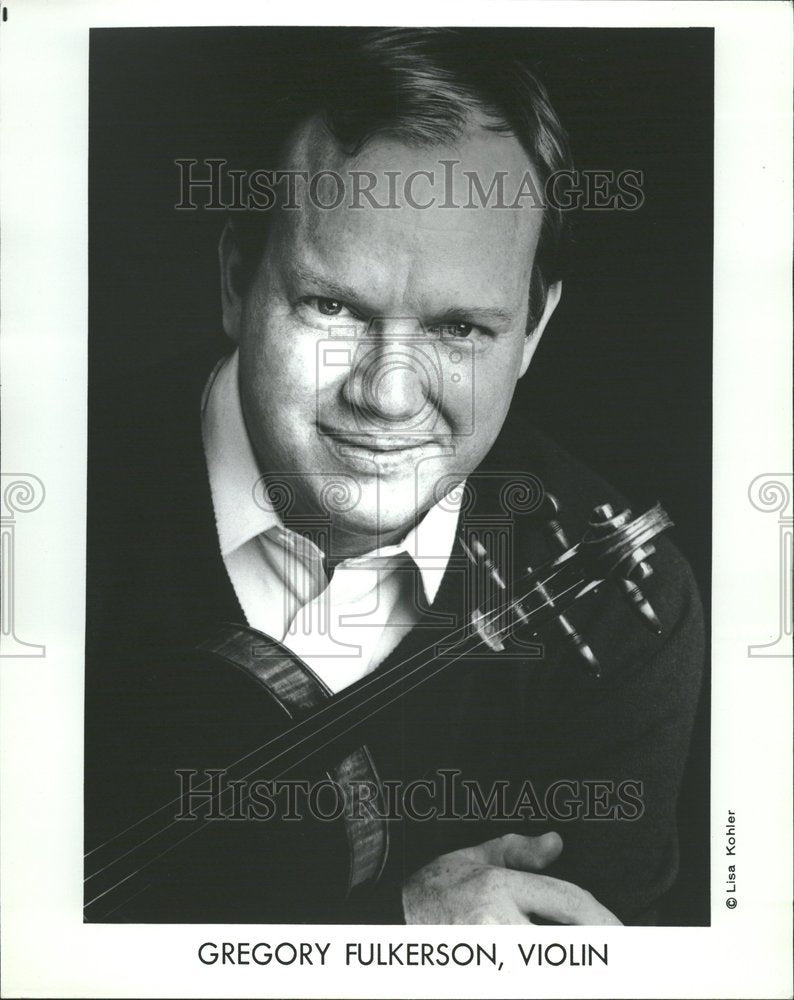 1994 Violinist Gregory Fulkerson American - Historic Images
