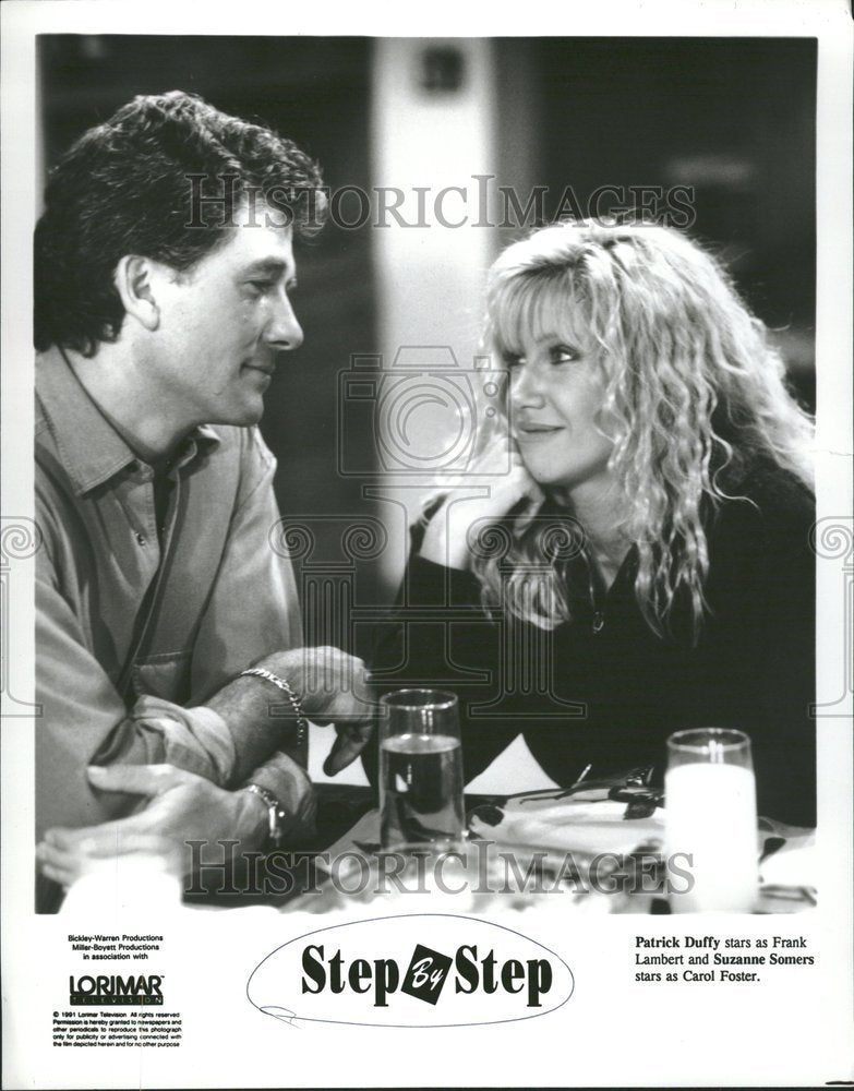 1991 Patrick Duffy Suzanne Somers Step By - Historic Images