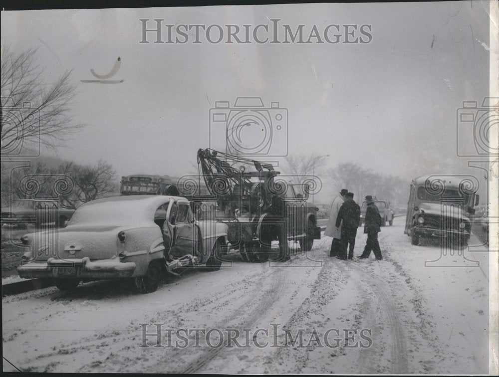 1963 Accident Averaged Minute Chicaog Strom - Historic Images