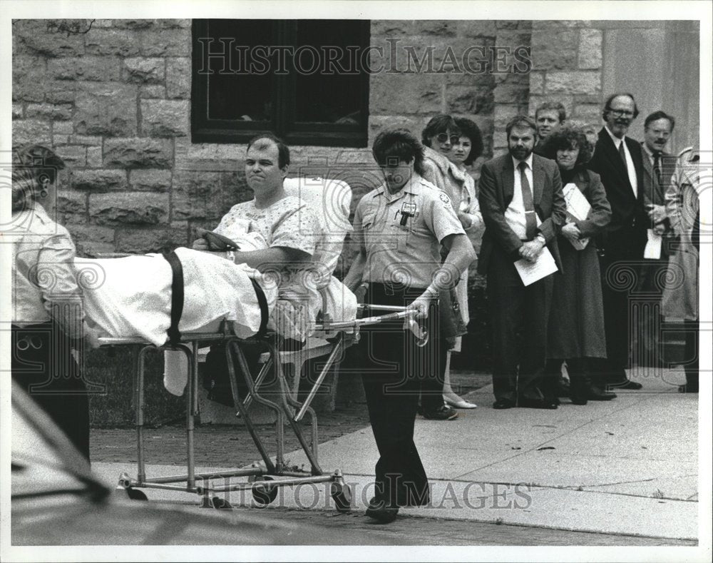 1990 Attendants Wheel Bruce Andersen Church - Historic Images