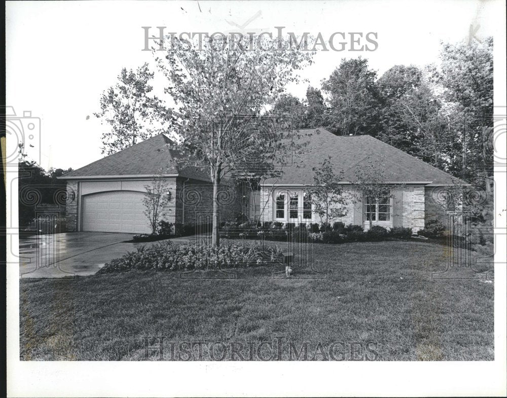 1984 Press Photo Robertson Brothers Subdivision House - RRV01291 - Historic Images