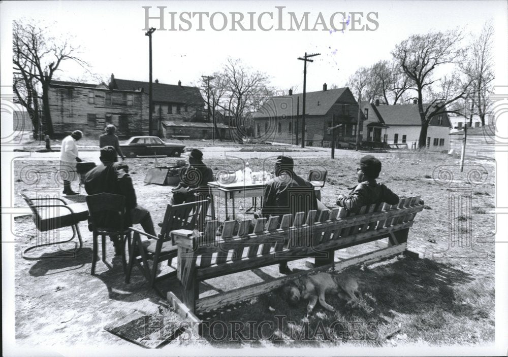 1972 Press Photo Forest park Housing Blighted Detroit - RRV01349 - Historic Images