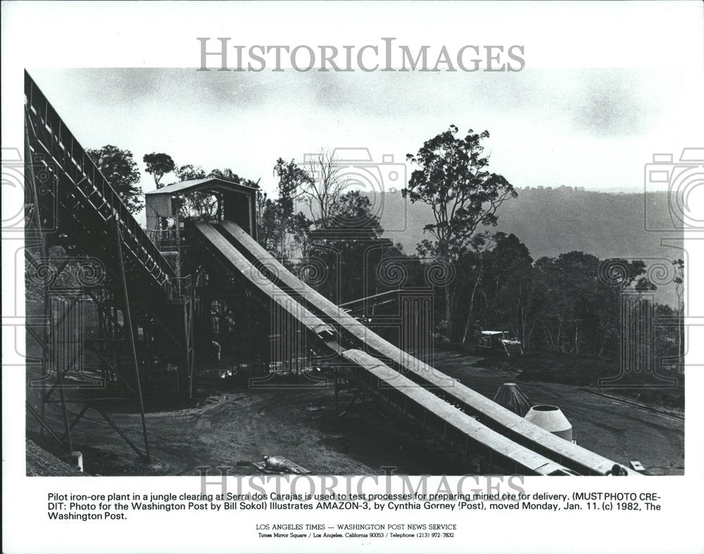 1982 Pilot Iron-Ore Plant Serra Dos Carjas - Historic Images