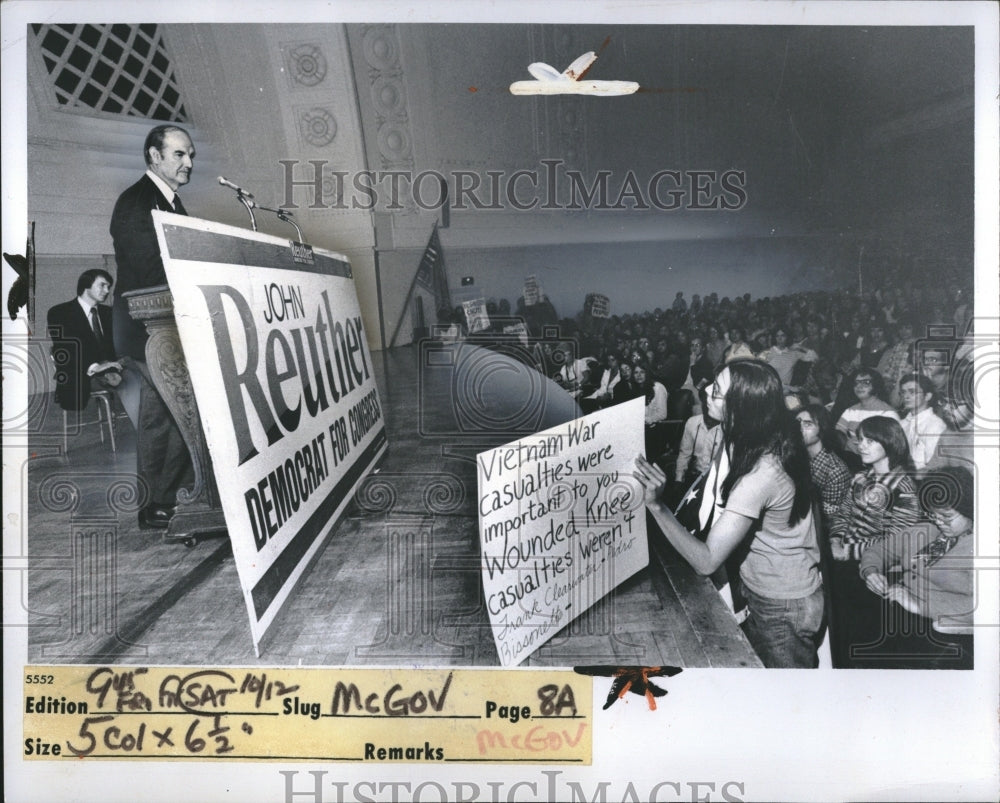 1974 George McGovern John Ruther U M Pierce-Historic Images