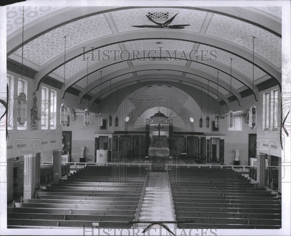 1956 St Mathews Catholic Church Beautiful-Historic Images