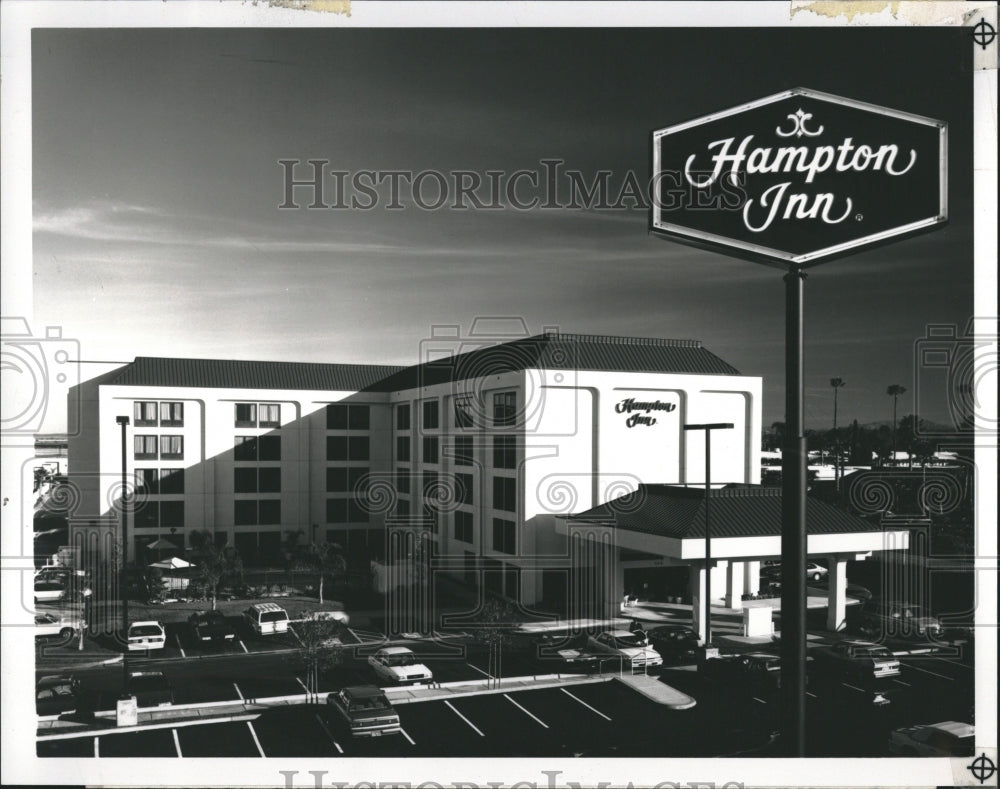 1991 Press Photo Hampton Inn San Diego Kearny Mesa - Historic Images