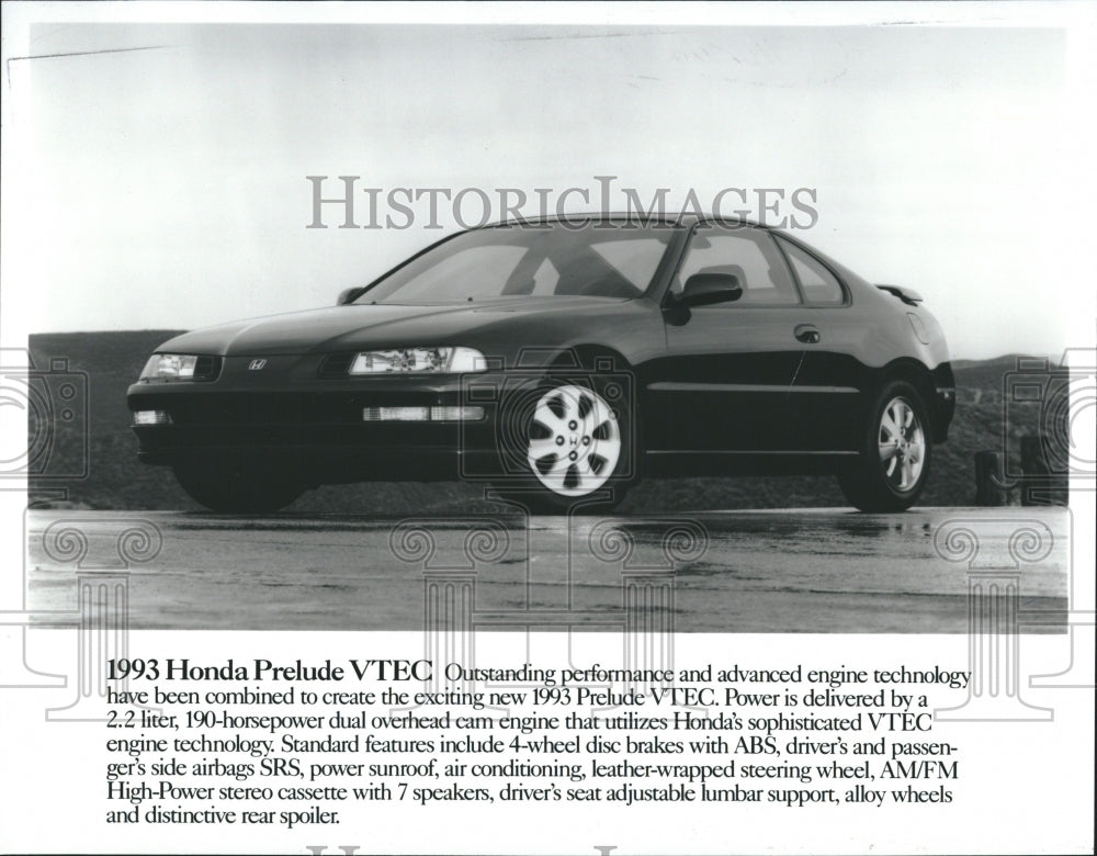 1993 VTEC Honda Prelude New Engine Create - Historic Images