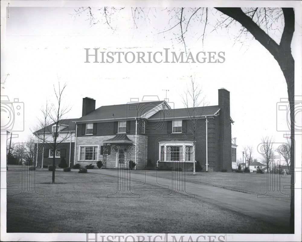 1951 Press Photo House Michigan - RRV02181 - Historic Images