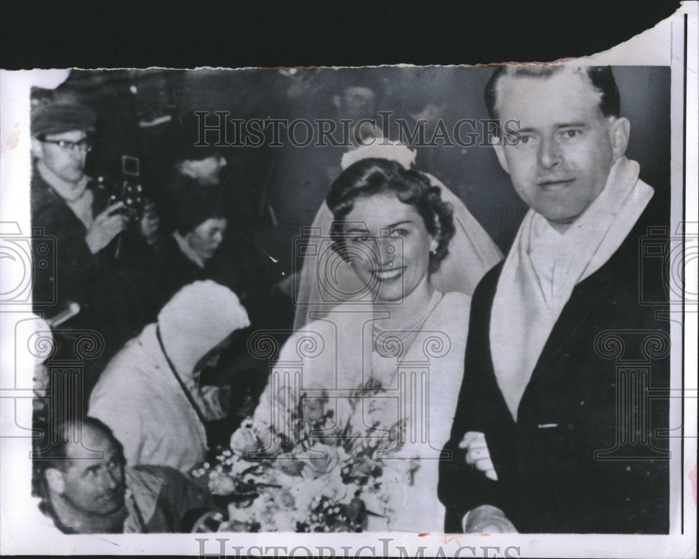 1961 Princess Astrid Wedding Vows Norway - Historic Images