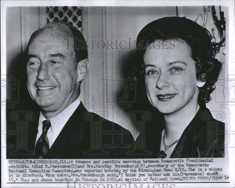 1953 Romance Marriage Dorothy Secretary - Historic Images