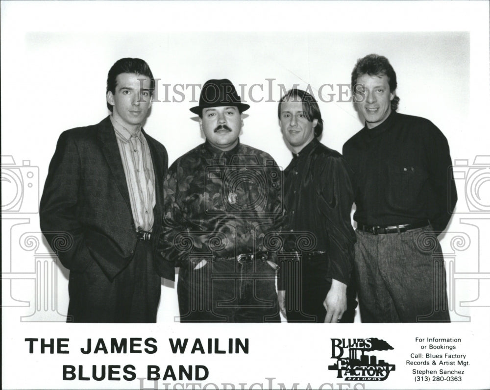 1991 Photo Music Group The James Wailin Blues Band - Historic Images