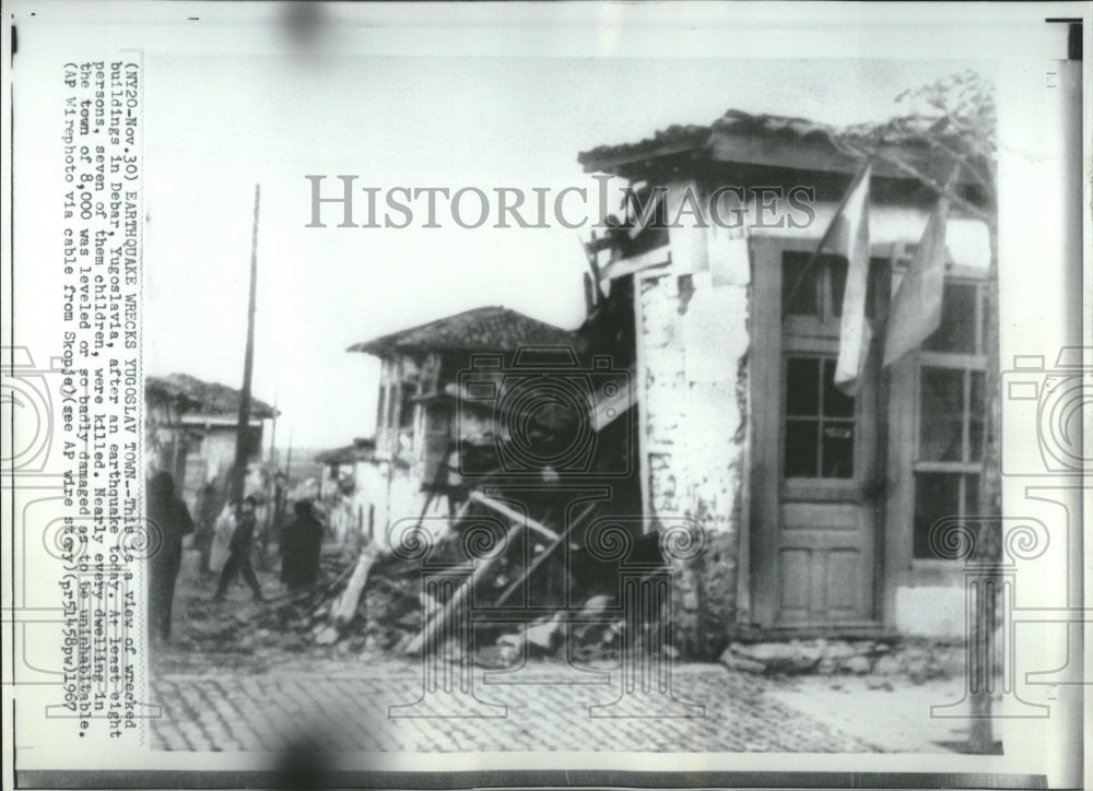 1967 Debar, Yugoslavia After Earthquake - Historic Images