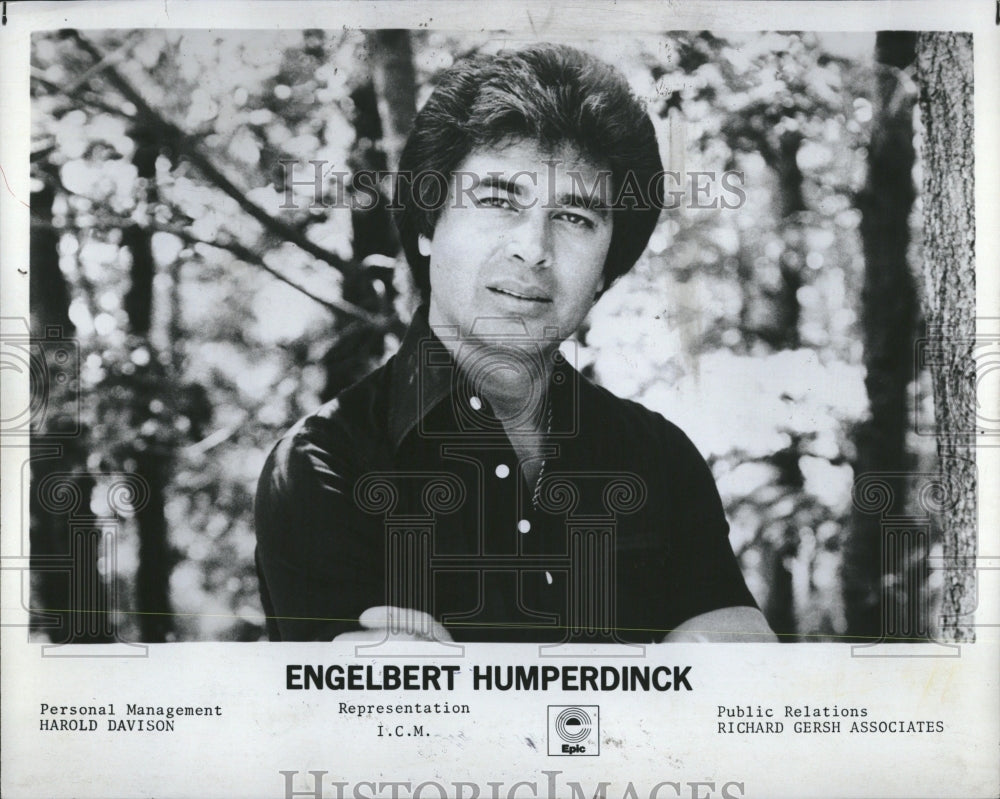 1980 Press Photo Singer Engelbert Humperdinck - RRV02987 - Historic Images