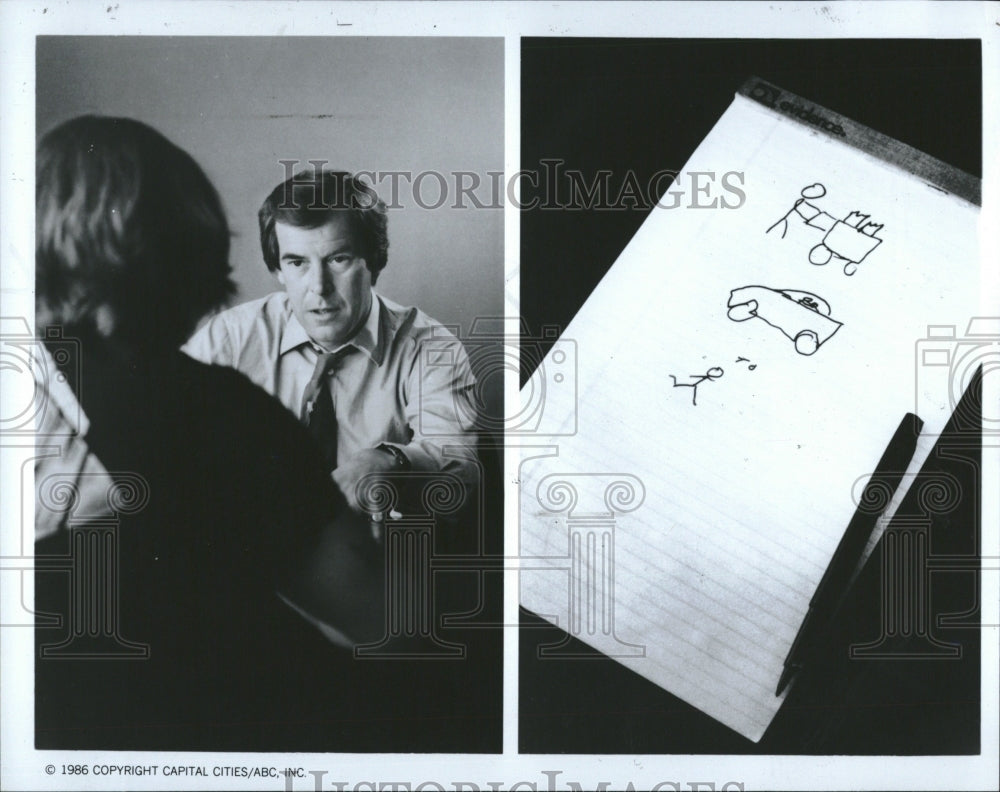 1986 Peter Jennings ABC News Anchor Tv Host - Historic Images