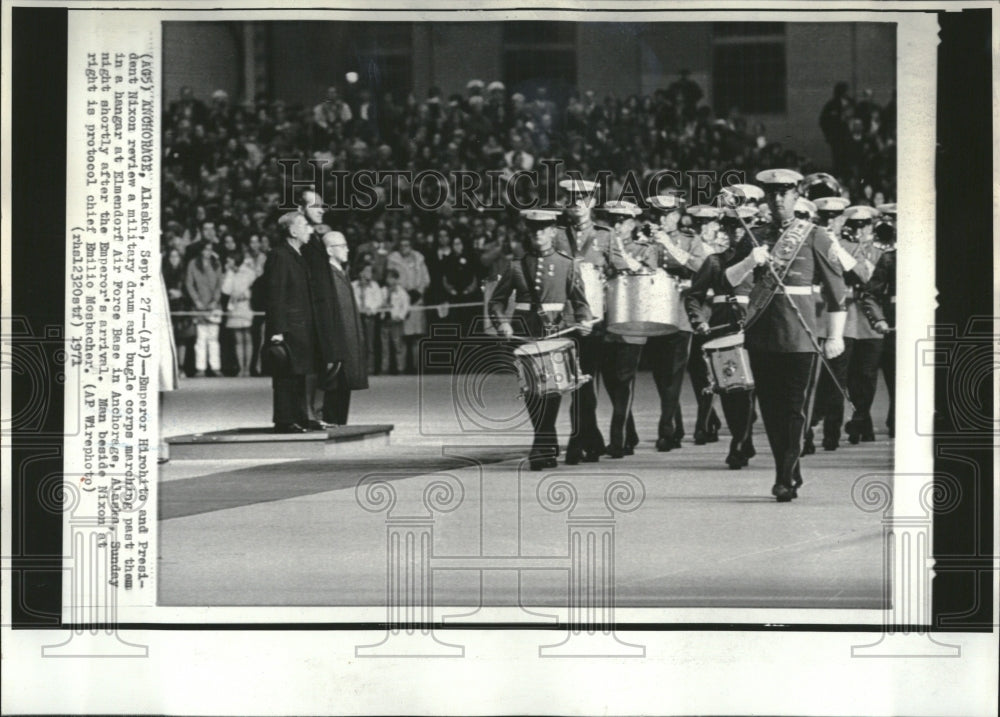 1973 Emperor Hirohito and President Nixon - Historic Images