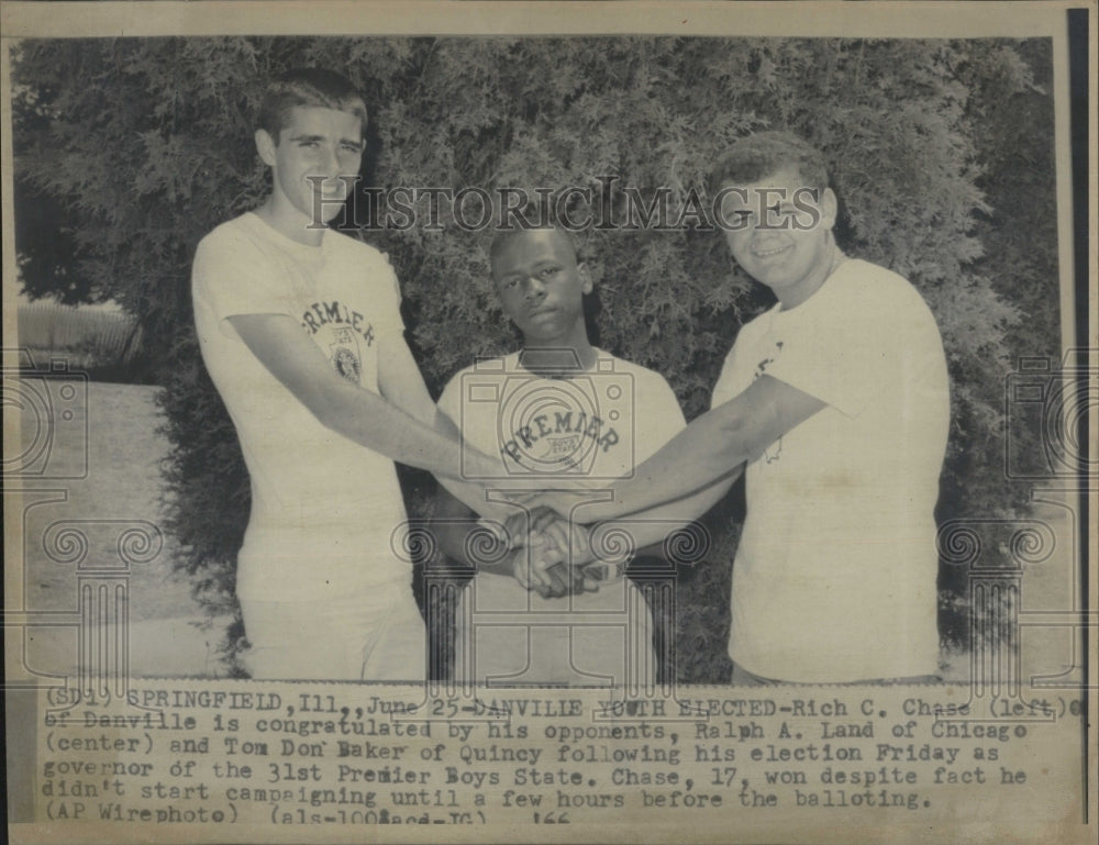 1966 Rich Chase Boys State Governor - Historic Images