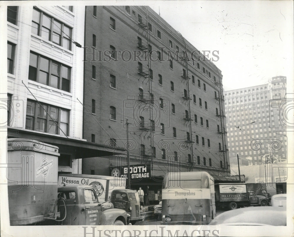 1954 Press Photo Booth Cold Storage Plant Dearborn - RRV04089 - Historic Images