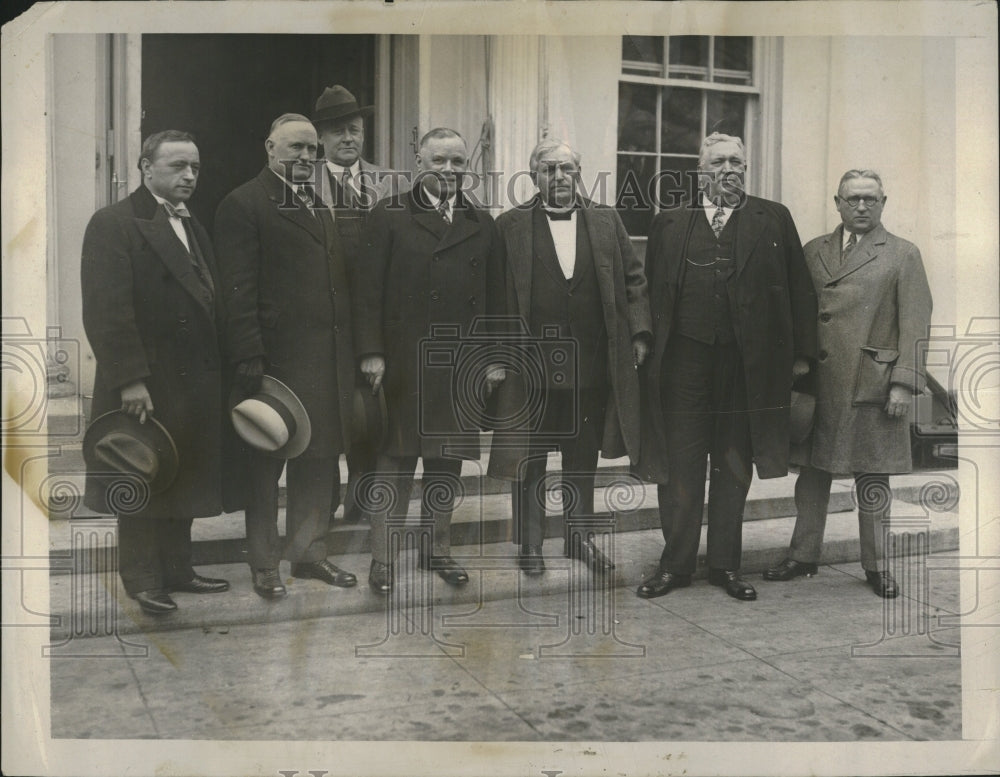 1927 labor leaders white house Coolidge - Historic Images
