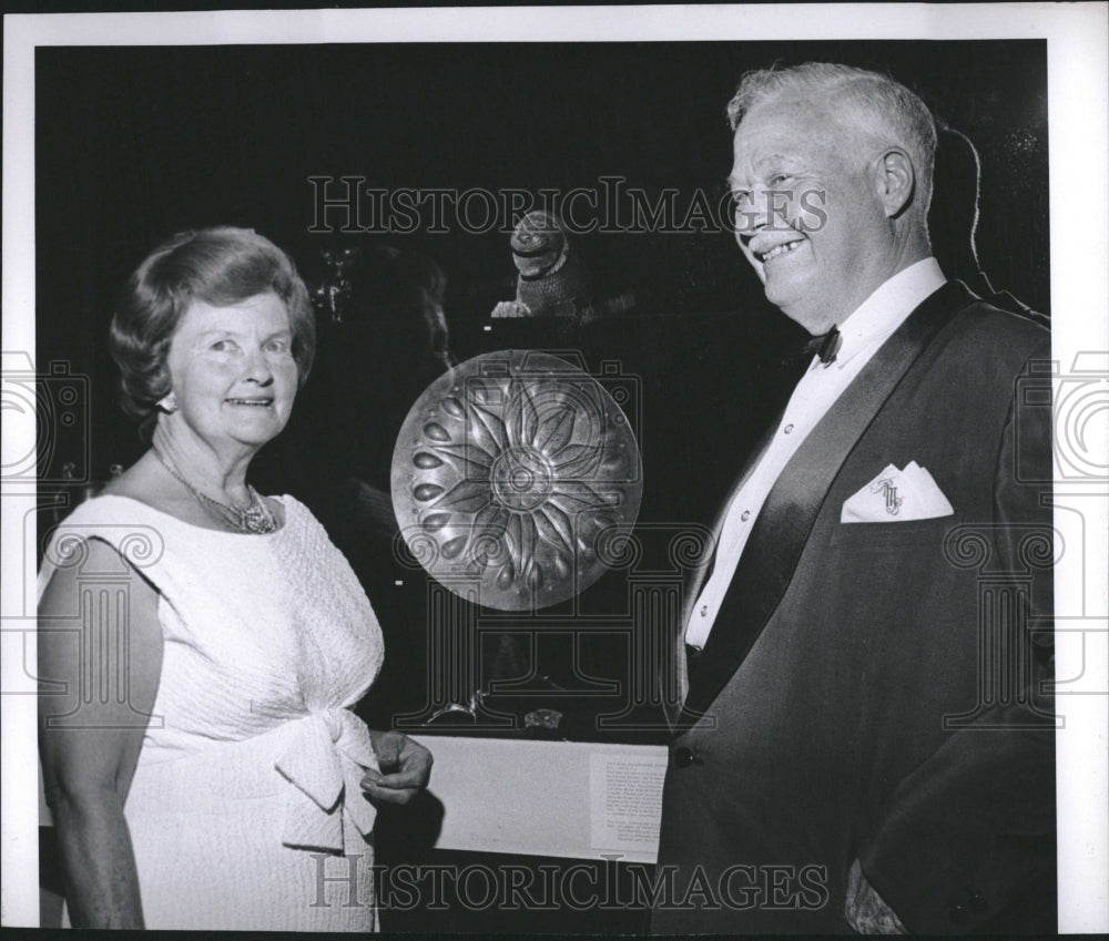 1964 Roger Mead and Mrs. Mead.  - Historic Images