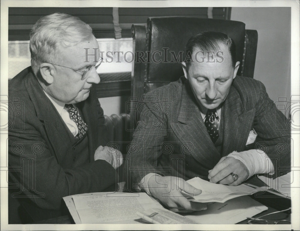 1937 Press Photo Buron Fitts/District Attorney/Calif. - Historic Images