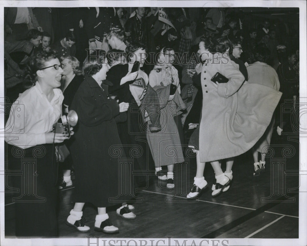 1956, Chadesy Girl Rooters Teen Ager League - RRV05401 - Historic Images