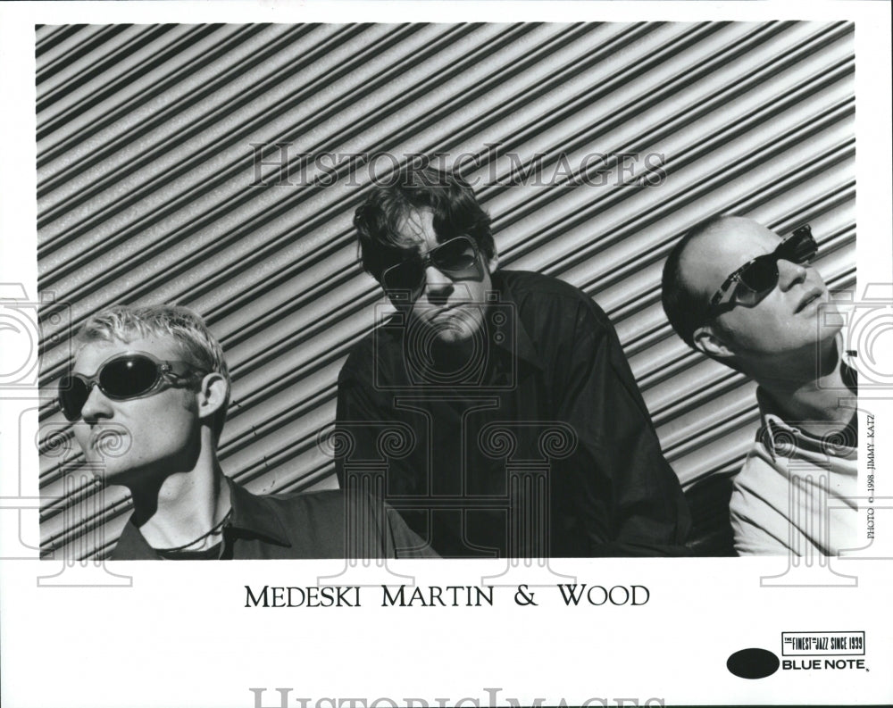 1998 Press Photo Medeski Martin Wood Billy Martin Jazz - RRV06533 - Historic Images