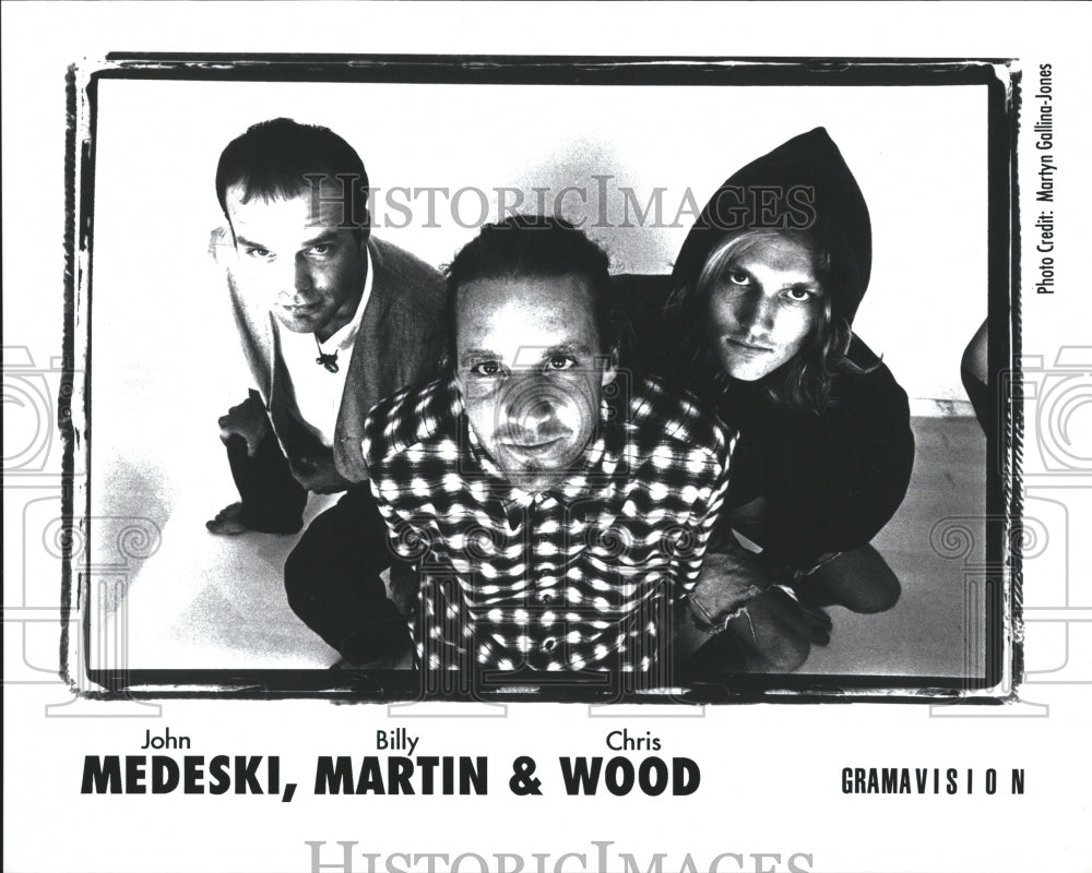 1995 Press Photo Medeski Martin Wood American jazz trio - RRV06535 - Historic Images