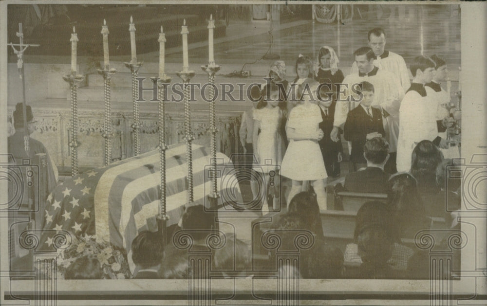 1968, Holy Communion Kennedy Children Family - RRV06695 - Historic Images