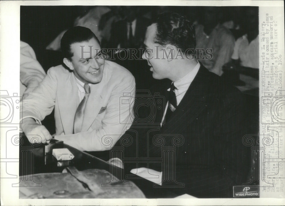 1936 Press Photo Balm Defendan Lewis Mallory Braford - Historic Images