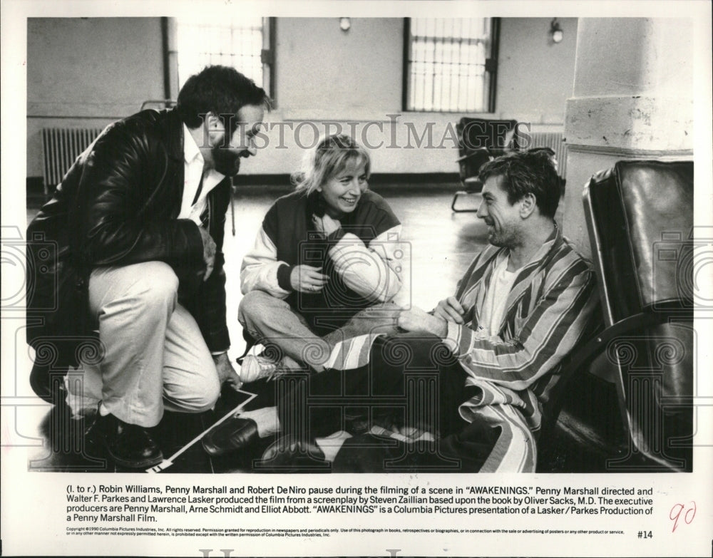 1991 Robin Williams Penny Marshall Robert - Historic Images